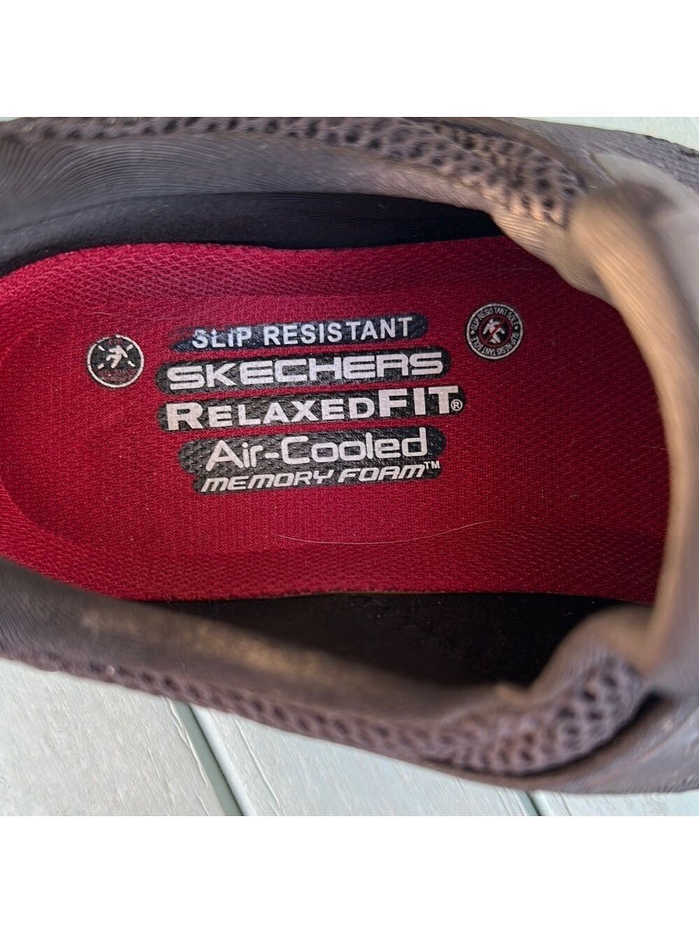 Skechers Men’s Work, Slip Resistant, Relaxed Fit Air-Cooled Memory Foam Size 12 - Picture 13 of 16